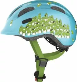 Abus Cykelhjelm Smiley 2.0 Blue Croco 1 Abus Cykelhjelm Smiley 2.0 Blue Croco