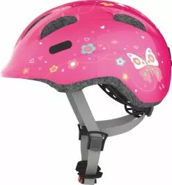 Abus Cykelhjelm Smiley 2.0 Pink Butterfly 1 Abus Cykelhjelm Smiley 2.0 Pink Butterfly