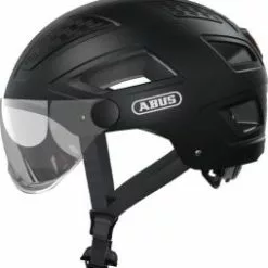 Abus Hyban 2.0 ACE Velvet Black - Cykelhjelm Med Visir