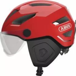 Abus Pedelec 2.0 ACE Blaze Red - Cykelhjelm Med ørevarmer