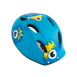 Cykelhjelm Med Blå Monster - 46-53 Cm 1 Cykelhjelm Med Blå Monster - 46-53 Cm