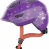 Abus Smiley 3.0 - Purple Star - Cykelhjelm Med Ugler -Cykelhjelme til voksne Salg purple1
